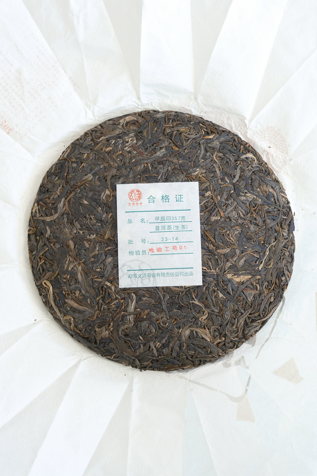 Jiachen Seal – Year of the Dragon Raw Pu-erh Cake (2024)